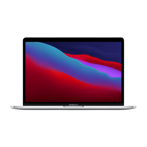MacBook Pro M1 13 256GB Silver - Front and back image