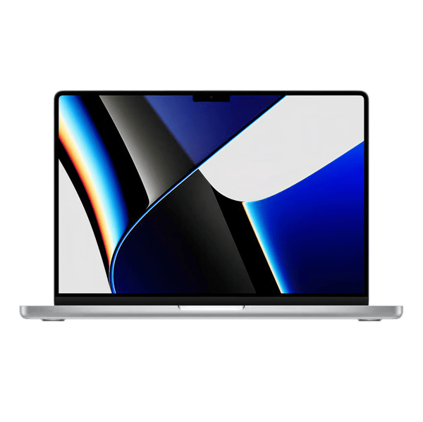 MacBook Pro M1 16 512GB Silver - Front and back image