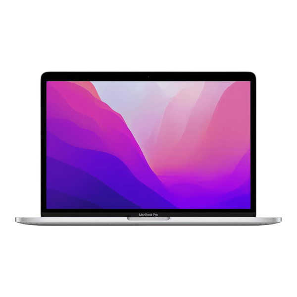 MacBook Pro M2 13 256GB Silver - Front and back image