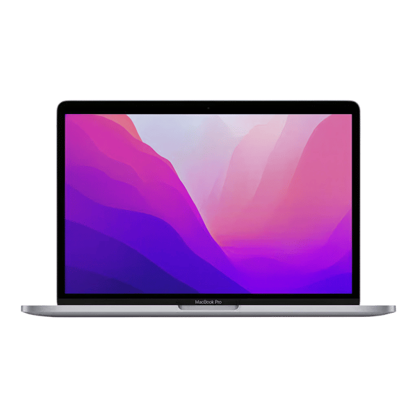 MacBook Pro M2 13 2TB Space Gray - Front and back image