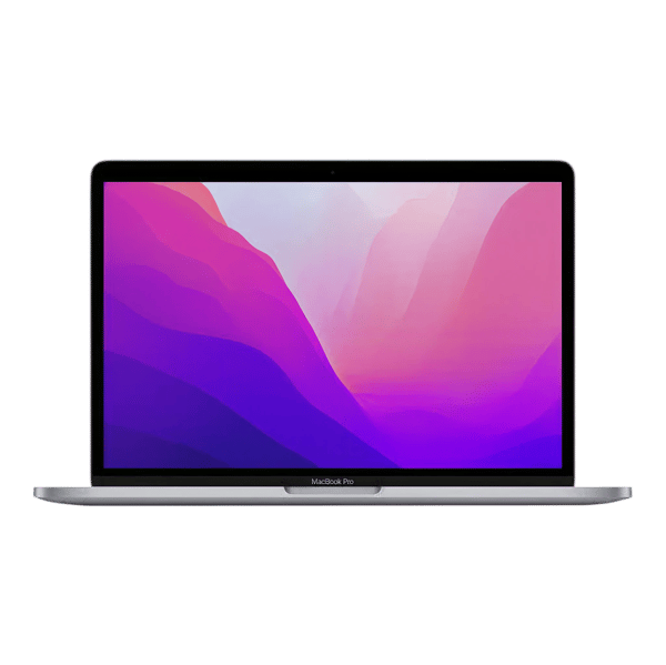 MacBook Pro M2 13 512GB Space Gray - Vorder- und Rückseite