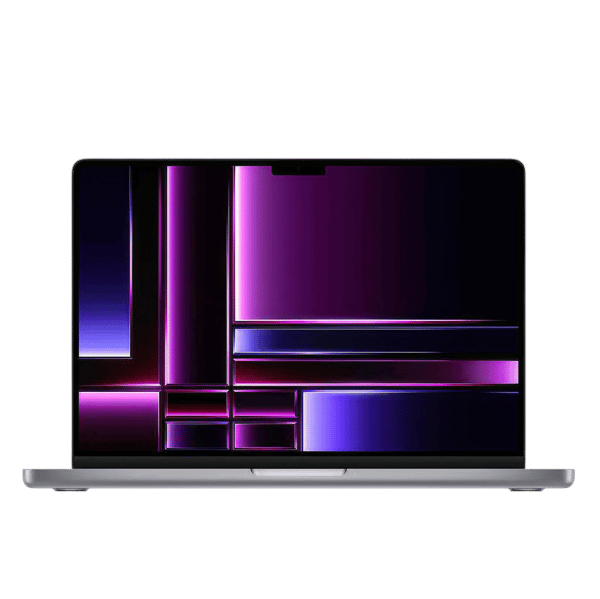 MacBook Pro M2 14 512GB Space Gray - Front and back image