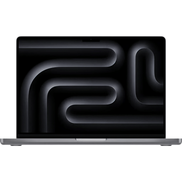 MacBook Pro M3 14 512GB Space Gray - Front and back image