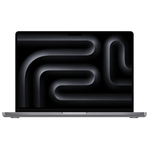 MacBook Pro M3 14 512GB Space Gray - Front and back image