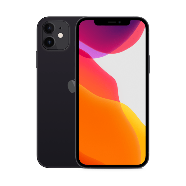 iPhone 12 mini 64GB Black - Vorder- und Rückseite