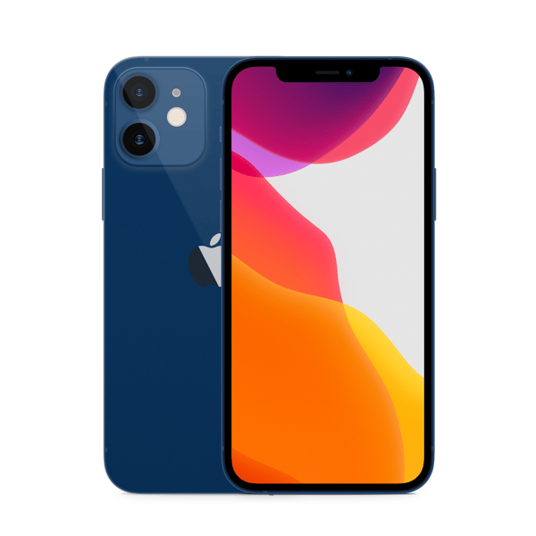 iPhone 12 mini 128GB Blue - Front and back image