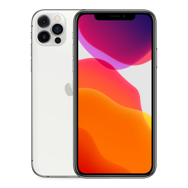 iPhone 12 Pro 128GB Silver - Front and back image