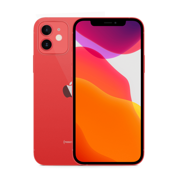 iPhone 12 64GB Red - Front and back image
