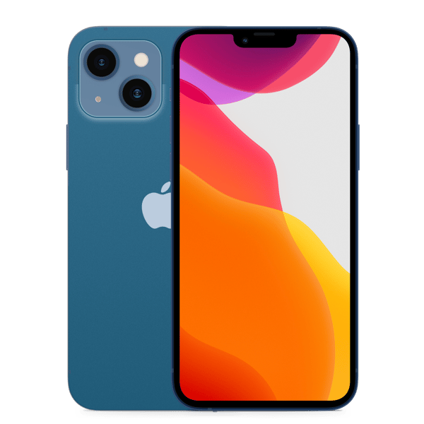 iPhone 13 256GB Blue - Front and back image