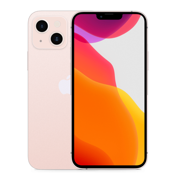 iPhone 13 256GB Pink - Vorder- und Rückseite