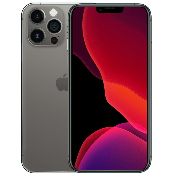 iPhone 13 Pro Max 1TB Graphite - Imagen frontal y trasera