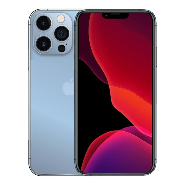 iPhone 13 Pro 1TB Sierra Blue - Front and back image