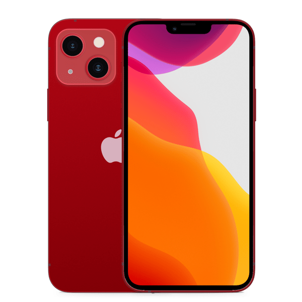 iPhone 13 128GB Red - Front and back image